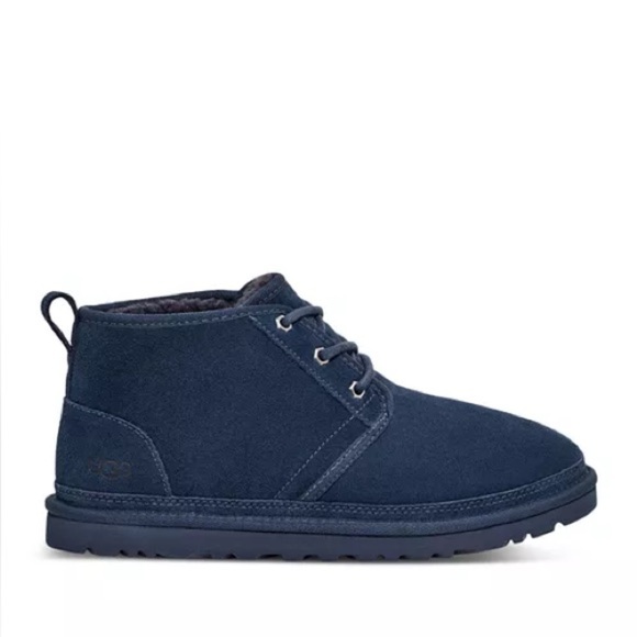 UGG® - Men's Neumel Suede Chukka Boots - Deep Ocean Blue - Size 10 - Picture 1 of 10